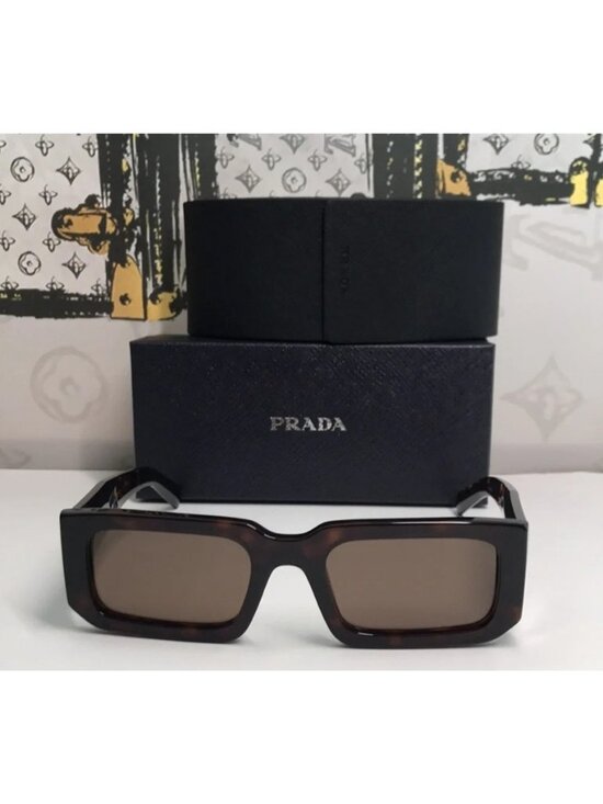 New Authentic Prada PR06YS Brown Sunglasses – Bold Luxury with UV Protection main image 4